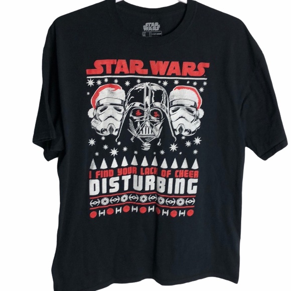 Star Wars Lack of Cheer Christmas Shirt - Picture 1 of 5